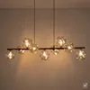 Hängeleuchte Rauchglas Metall G9 H: max. 141 cm Braun Produktbild-Vorschau 5
