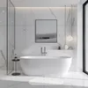Mata łazienkowa antypoślizgowa 66x34 cm biała pod prysznic Podgląd zdjęcia produktu 7
