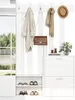 Set guardaroba Sweiko 135x25x180 cm con specchio, armadio Anteprima dell’immagine prodotto 9
