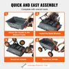 Wózek transportowy VEVOR, wózek ogrodowy z łatwą w montażu Podgląd zdjęcia produktu 6