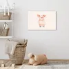 Leinwand Bilder 60x40 cm - Kinder Beige - Schwein - Produktbild-Vorschau 5
