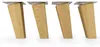 4x sossai Holzfüße eckig - schräge Ausführung 12cm Eiche Produktbild-Vorschau 3