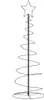 vidaXL LED Weihnachtsbaum 100 LEDs Warmweiß 150 cm Produktbild-Vorschau 2