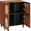 vidaXL Dressoir, bruin, 60 x 33,5 x 75 cm, massief Productafbeelding-voorbeeld 1