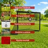 KM-Fit Futbalové bránky 2 ks 120 x 90 cm, skladacie Náhľad obrázku produktu 3
