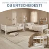 Homestyle4u Etagenbett 90x200 für Kinder 2 Matratzen Produktbild-Vorschau 6