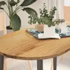 vidaXL Tischplatte Hellbraun 120x60x2 cm Massivholz Eiche Produktbild-Vorschau 2
