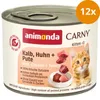 ANIMONDA konzerva CARNY Kitten - telecí + kuřecí + krůta Náhled obrázku produktu 6