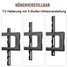 TV-Schrank Braun 116x42x125 cm mit schwarzem Hartglas, Produktbild-Vorschau 10