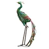 Boltze Pfau Garden Picture 2er set in metallo multicolore Anteprima dell’immagine prodotto 4