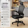 ergonomický tvar kancelářské židle tectake® Arges s Náhled obrázku produktu 10