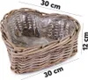 Rattan Pflanzherzen als Pflanzkübel Pflanztöpfe in 23, 30 Produktbild-Vorschau 3
