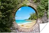 MuchoWow® Poster Strand - Meer - Aussicht - Sommer 60x40 cm Produktbild-Vorschau 1