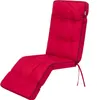 A red chaise lounge cushion on a white background. Produktbild-Vorschau