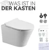 HOROW Hänge WC Spülrandlos Toilette - Starker Spülung, Produktbild-Vorschau 11