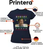 Santa - Ugly Christmas Sweater Weihnachten Damen T-Shirt, Produktbild-Vorschau 4