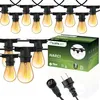 LUMILED Lichterkette Außen 15 Meter mit 30 E27 LED 1,3W Produktbild-Vorschau 1