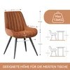 Hawthyhome Chaises de salle à manger, lot de 4 chaises Voir les images du produit 2