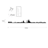 Wallity, Cologne Skyline, Wanddeko, Schwarz, Metall, 120 x Produktbild-Vorschau 6
