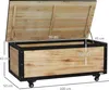 Garten-Aufbewahrungsbox,121Liter,2Räder,wetterfest,Metallsch Produktbild-Vorschau 3