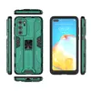 Huawei P40 Hülle, Dual Layer PC TPU Bumper Stoßfest Ständer Produktbild-Vorschau 3