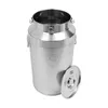 304 Acier inoxydable Pot à lait Seau à lait Argent Voir les images du produit 6