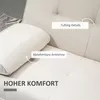 HOMCOM Schlafsofa, 3-Sitzer-Sofa, Bettsofa mit Klappbarem Produktbild-Vorschau 5