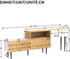 Lowboard Breite 130-220 cm, längenverstellbar, Produktbild-Vorschau 5