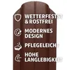 QLS 1 szt. Sztacheta ogrodzeniowa 120x10,5cm Metalowa Podgląd zdjęcia produktu 8