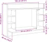 vidaXL Biurko ścienne białe 105x48x75 cm materiał Podgląd zdjęcia produktu 8