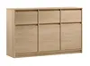 AX LIVING Kommode mit Schubladen Mormanno K3T3S – 138cm, Produktbild-Vorschau 1