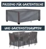 Gartentisch Schutzhülle aus 600D Oxford Polyester, Produktbild-Vorschau 3