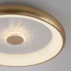 LED Deckenleuchte, messing, dimmbar, Fernbedienung, H 9,5 Produktbild-Vorschau 13
