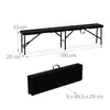 Set da giardino pieghevole Relaxdays, set da birreria da 3 Anteprima dell’immagine prodotto 5