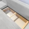 Interior view of a sofa with storage compartments. Produktbild-Vorschau