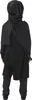 A child wearing a black costume, viewed from the back. Anteprima dell’immagine prodotto