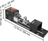 A mini lathe machine with measurement indicators. Produktbild-Vorschau