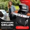 ProfiCook Gasgrill bis zu 400°C | Grillroste aus Gusseisen Produktbild-Vorschau 6