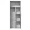 Highboard Betongrau 70x35x180 cm Holzwerkstoff Produktbild-Vorschau 7