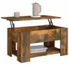 vidaXL Couchtisch Räuchereiche 79x49x41 cm Holzwerkstoff Produktbild-Vorschau 7