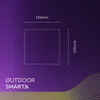 Calex Smart Outdoor LED Wandleuchte, Up & Down, RGB-Farben Produktbild-Vorschau 5