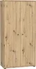 A freestanding wooden cabinet with two doors. Voir les images du produit