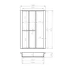 Besteckeinsatz BUCHE 40er Schubl. B 304 x T 472 mm passend Produktbild-Vorschau 2
