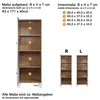 trendteam Wohnen Vitrine Touch Artisan Eiche Melamin/Weiß Produktbild-Vorschau 7