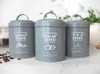 3 Vorratsdosen aus Metall Kaffeedose Teedose Zuckerdose  Produktbild-Vorschau 2