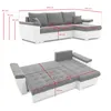 Ecksofa VEGAS 250/160 LINKS mit schlaffunktion und Produktbild-Vorschau 8