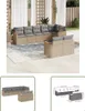 The Living Store 8-tlg. Garten-Sofagarnitur mit Kissen Produktbild-Vorschau 1