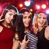 LED Leucht Blumenkranz Stirnband 12 Stück - Leuchtende Produktbild-Vorschau 2