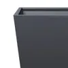 vidaXL Pflanzkübel Anthrazit 50x50x50 cm Stahl Produktbild-Vorschau 5