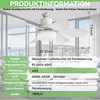 Deckenventilator mit Beleuchtung und Fernbedienung - 40W Produktbild-Vorschau 2